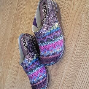 Spring Step L'Artiste Women's Zigino Clogs Purple Multi Size 38